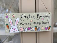 Image 2 of Easter Bunny Small Plaque 