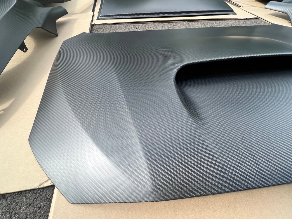 VA Chassis OEM style dry carbon hood