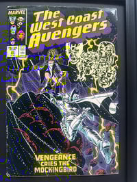 Image 2 of The West Coast Avengers, framed complete vintage Marvel comic, No 23 August 1987