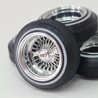 Image 1 of 1:25 13" straight lace chrome