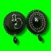 oval post earrings 