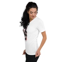 Image 2 of "Scream" Unisex Short Sleeve V-Neck T-Shirt