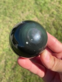 Image 6 of Rainbow Obsidian Sphere #1960