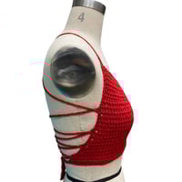 Image 5 of We Mesh Corset Back Top