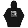 Love Stronger Hoodie Black