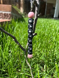 Image 1 of Baby Girl Bar Keychain 