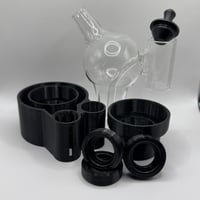 Image 1 of PivotPro Full Kit | Tug Glass, Carb Cap, Tug Base & adapters, and 2 Donuts (Pivot/Glass Adapter)