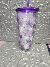 32oz double walled tumbler-purple