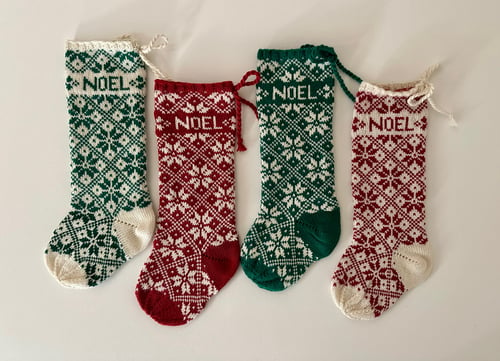 Image of Merry or Noel Small stocking 