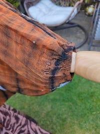 Image 5 of Wanderlust maxi dress Sari tie dye TAN & leopard 8- 18 uk