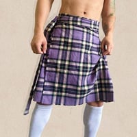 Image 2 of violet flannel kilt