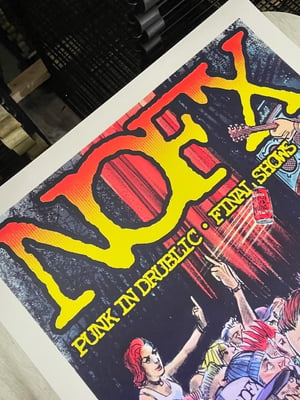 NOFX GIG POSTER FINAL SHOWS SAN PEDRO 2024