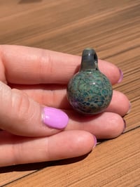 Image 4 of Blue and Gray Marble Pendant