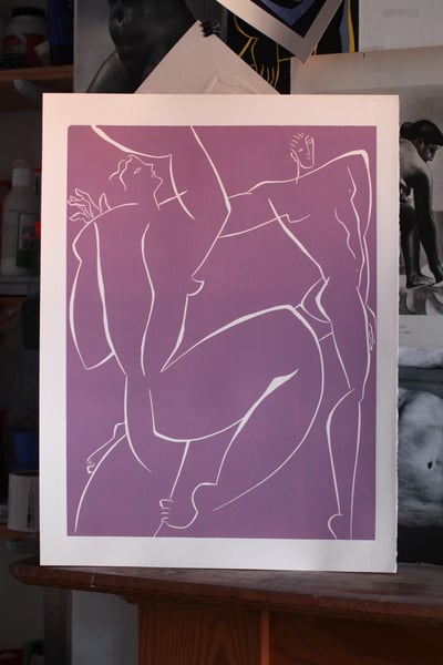 Image of FREE SHIPPING Midnight Dancers - 35x48 Cm (a3 Plus Margins)