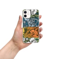 Image 14 of Art Nouveau Inspired Colorful Quartet Boho Hippie Floral Sketch Clear Case for iPhone®