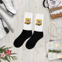 Image 2 of Cheese Stakes Poker Socks