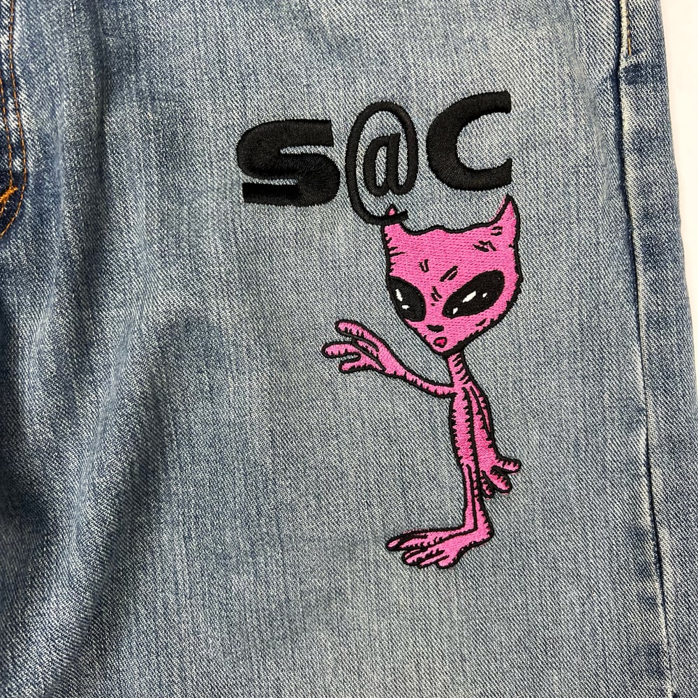 Image of Alien Bby Jeans (Blue)