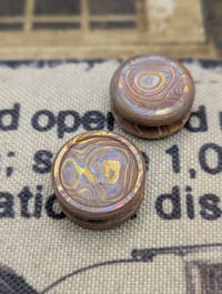 Image 2 of Pre-order Custom Mokume Buttons in Oxidized Finish