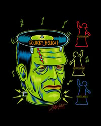 Mad Monster Hop 8x10 Signed Print