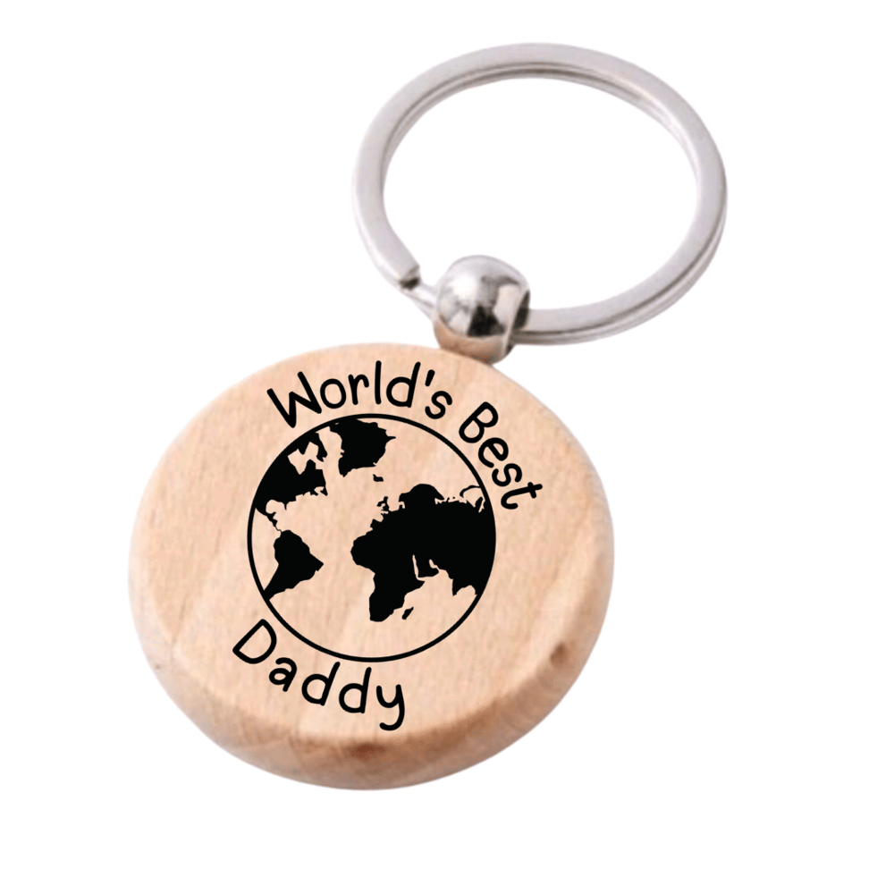 KEYRING: Worlds Best Dad, Daddy, Bonus Dad