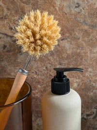 Image 2 of Beechwood + Sisal Fiber Kitchen Dish Brush