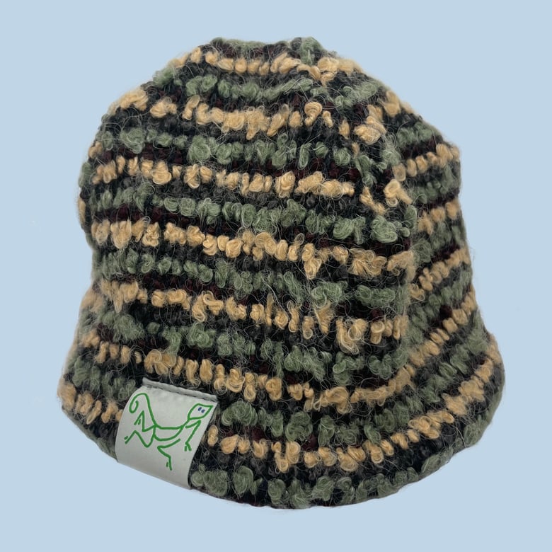 Image of GREEN KNIT BEANIE
