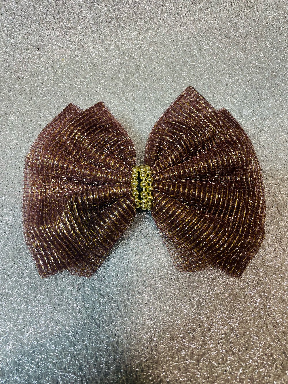 Pearl wrapped bow