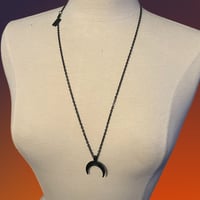 Crescent moon necklace 