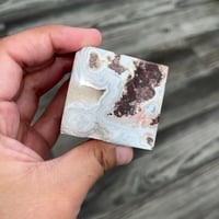 Image 6 of Mexican Crazy Lace Agate Floating Cube C