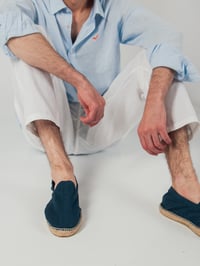 Image 3 of Alpargatas de espiga azules