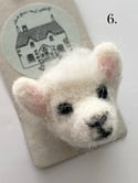 Needle Felt animal brooches