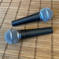 Image 2 of Pair of Shure SM58 Microphones • Cardioid Dynamic • 2xSM58 • made in Mexico