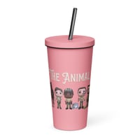 Image 9 of The Animal Rescue Squad Insulated tumbler with a straw