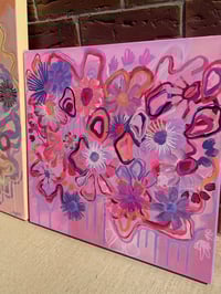 Image 3 of 🌸 M O T H E R S  D A Y  D R O P ✨ Original Painting Wildflowers 2- 46 x 46cms 