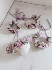 Image 3 of purple peonies halo