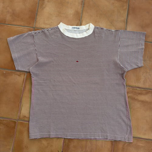 Image of SS 1986 Stone Island Box Logo heavyweight T-shirt, size XL