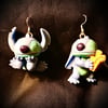Stitch UPcycled toy earrings