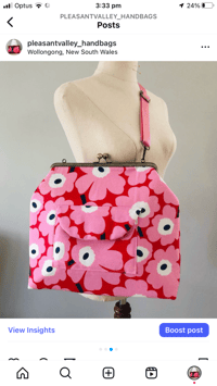 Image 3 of Pink Marimekko 3 in 1 Backpack