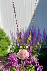 Scallop Shell Necklace N188