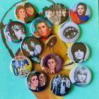 Image 1 of Julie Driscoll Button Collection!
