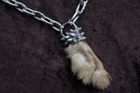 Image 1 of Dead Good spikey hare foot necklace