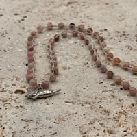 Image 1 of Kunzite Playful Kitten Necklace