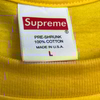 Image 2 of Supreme Cross Box Logo Sz L (YELLOW)