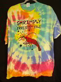 Image 1 of XL Shrimply Irresistible Tie Dye Shirt 2