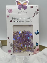 Image 5 of Nail art purple 