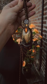 Image 15 of Adorned deer vertebrae talisman 