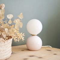 Image 1 of Lampe Ceramique & Opaline