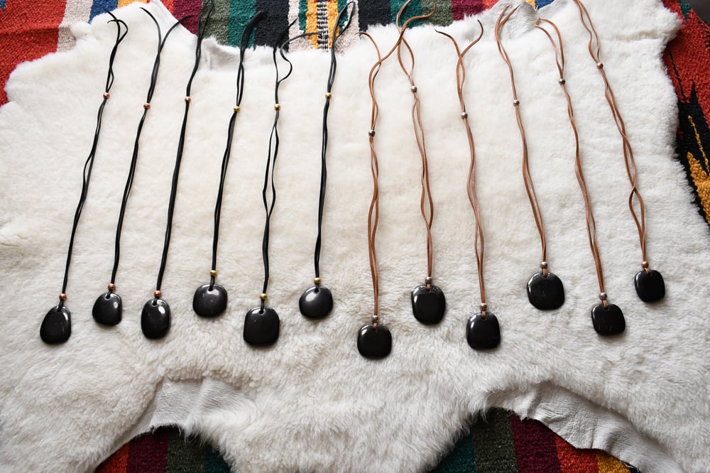 Image of SHUNGITE PENDULUMS