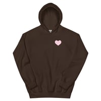 Image 1 of HOT GIRLS HAVE HEART HOODIE - BLUSH