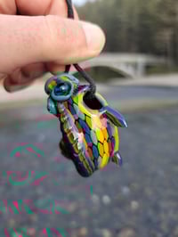 Image 6 of Dark Rainbow Koi Pendant